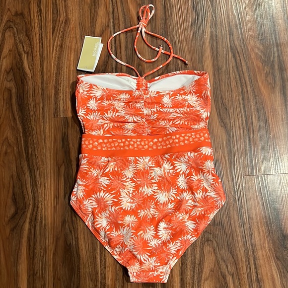 Michael Kors Bandeau Cut Out One Piece - Picture 8 of 15